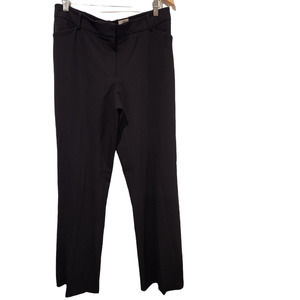 Apostrophe Womens Black Vanessa High Rise Wide Leg Pants Size 12 Business NEW